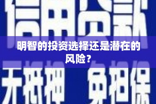 北碚明智的投资选择还是潜在的风险？