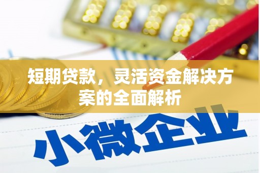 北碚短期贷款，灵活资金解决方案的全面解析