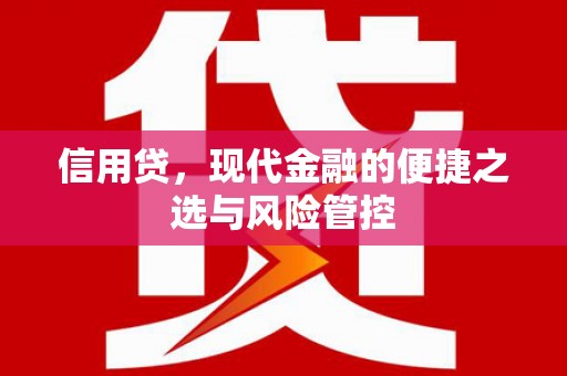 北碚信用贷，现代金融的便捷之选与风险管控