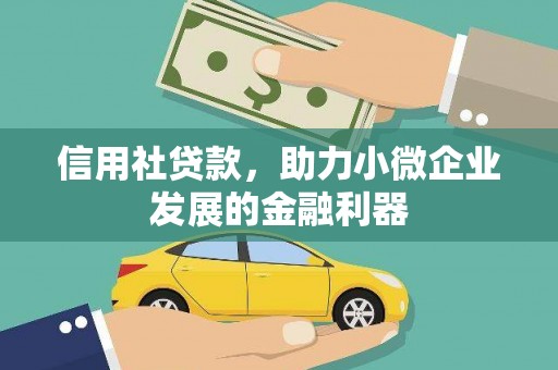 北碚信用社贷款，助力小微企业发展的金融利器