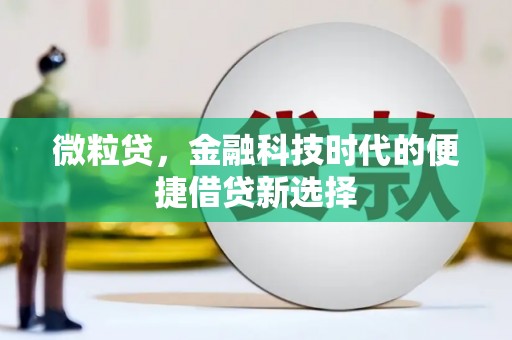 北碚微粒贷，金融科技时代的便捷借贷新选择